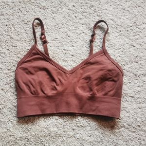 lululemon ebb to street yoga/pilates bra top sz 4